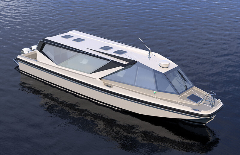 14m aluminium ferry