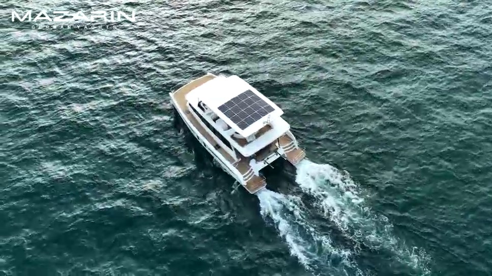 Three catamarans (electric, sailing and power version) launched at the same day!